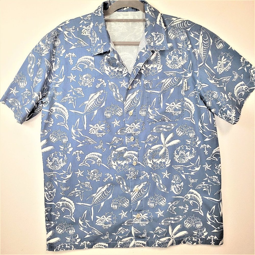 Columbia Men's PFG Button Up Vented Fishing Shirt.